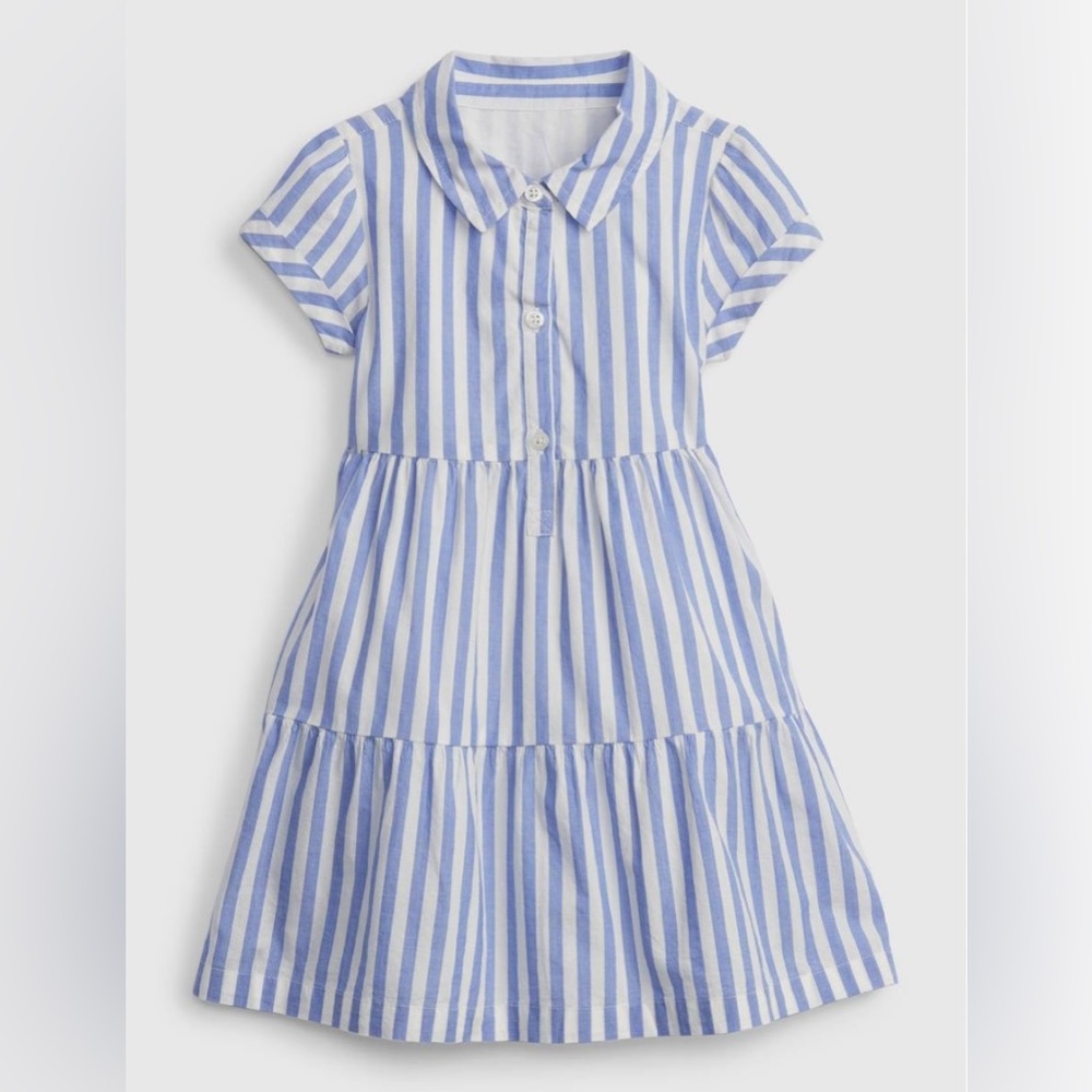 GAP Blue and White Stripped Button Shirt Dress ✨